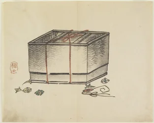 (Weidenaufbewahrungsbox), ca. 1830